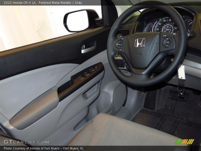 Polished Metal Metallic / Gray 2013 Honda CR-V LX