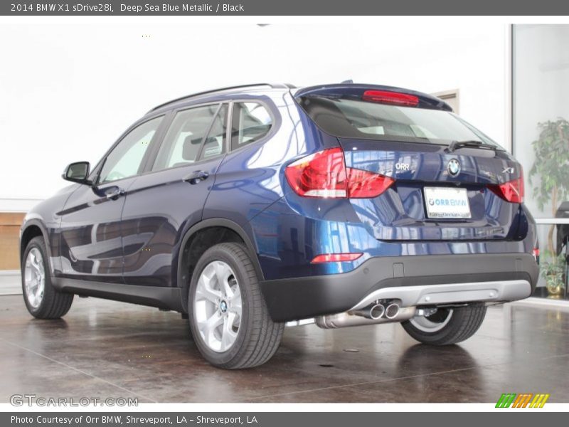 Deep Sea Blue Metallic / Black 2014 BMW X1 sDrive28i