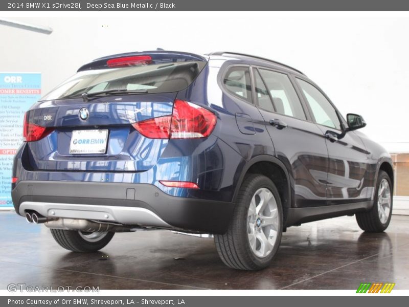 Deep Sea Blue Metallic / Black 2014 BMW X1 sDrive28i