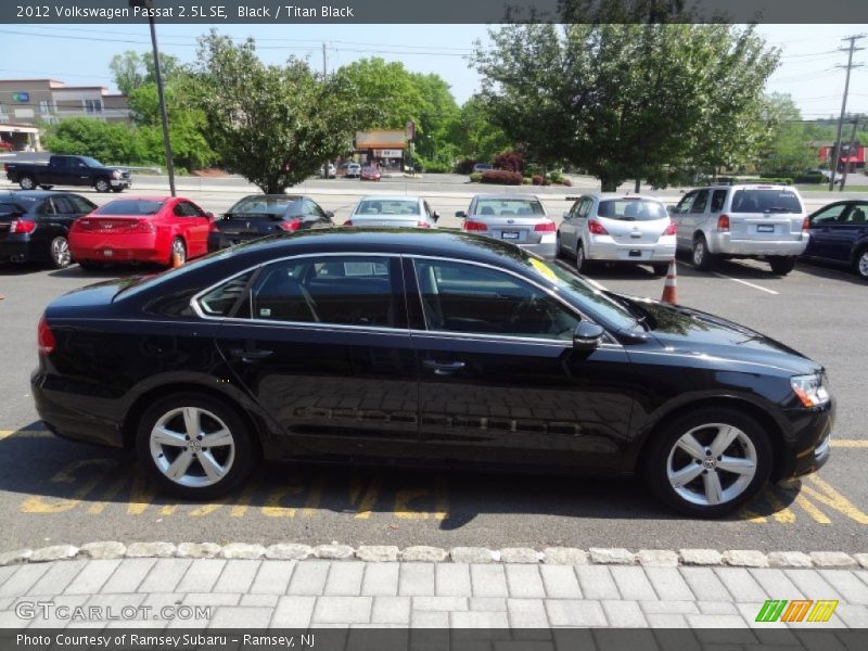 Black / Titan Black 2012 Volkswagen Passat 2.5L SE