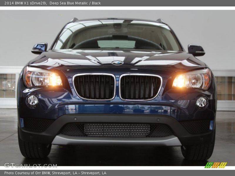 Deep Sea Blue Metallic / Black 2014 BMW X1 sDrive28i
