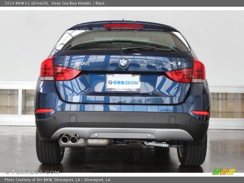 Deep Sea Blue Metallic / Black 2014 BMW X1 sDrive28i