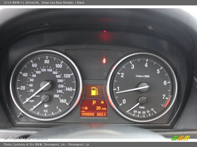 2014 X1 sDrive28i sDrive28i Gauges