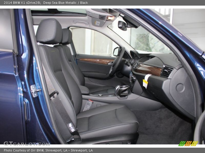 Deep Sea Blue Metallic / Black 2014 BMW X1 sDrive28i