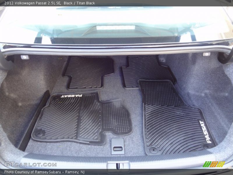 Black / Titan Black 2012 Volkswagen Passat 2.5L SE