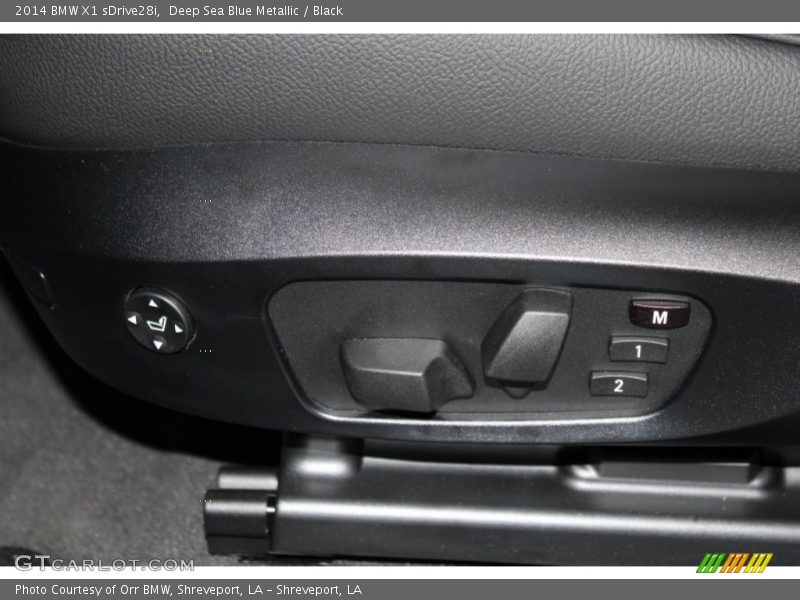 Deep Sea Blue Metallic / Black 2014 BMW X1 sDrive28i
