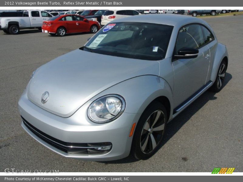Reflex Silver Metallic / Titan Black 2012 Volkswagen Beetle Turbo