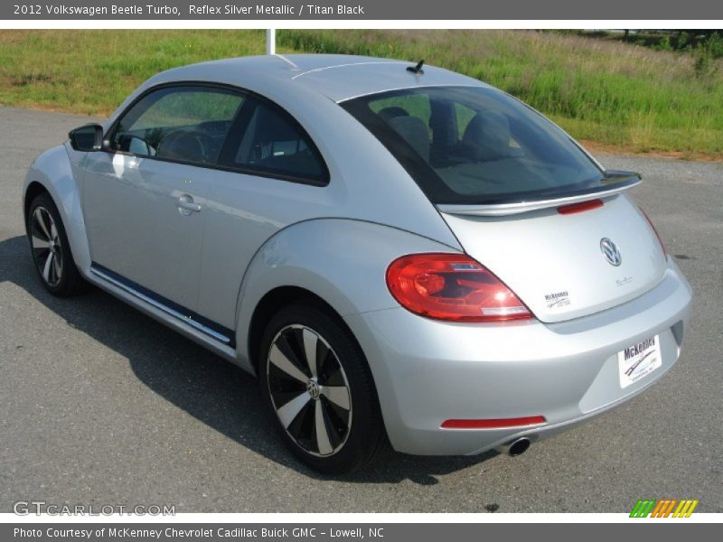 Reflex Silver Metallic / Titan Black 2012 Volkswagen Beetle Turbo