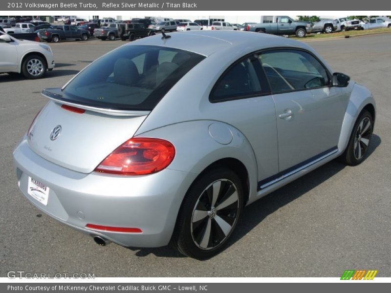 Reflex Silver Metallic / Titan Black 2012 Volkswagen Beetle Turbo