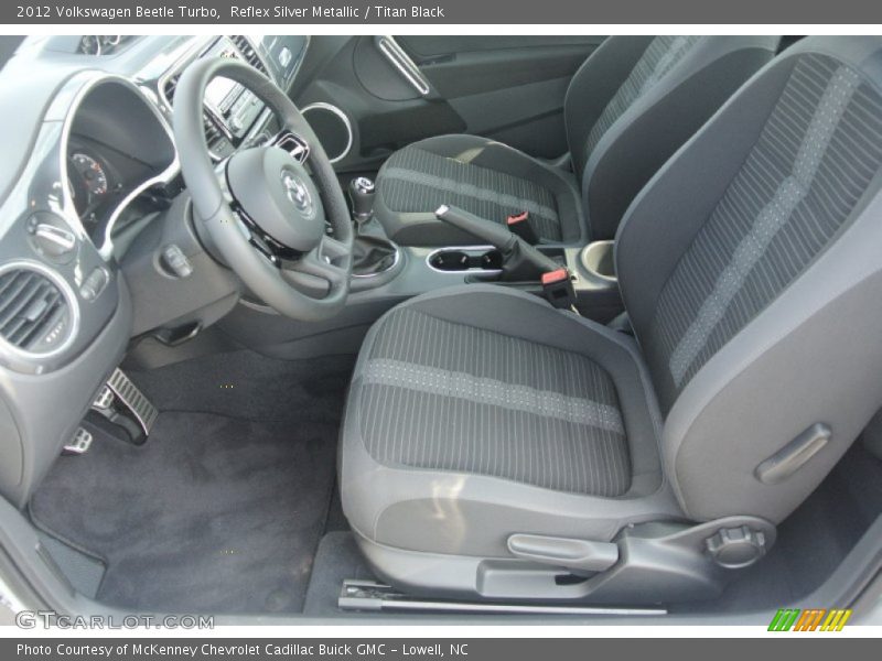 Reflex Silver Metallic / Titan Black 2012 Volkswagen Beetle Turbo