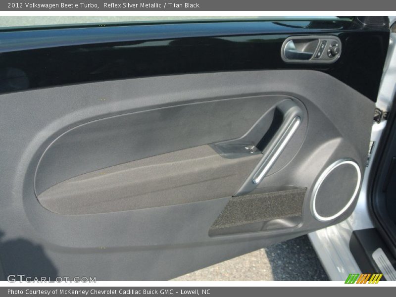 Reflex Silver Metallic / Titan Black 2012 Volkswagen Beetle Turbo