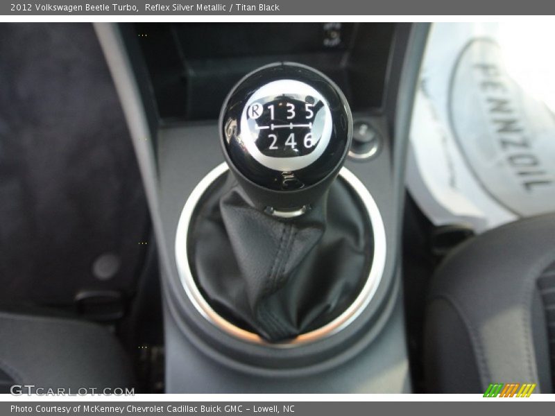 Reflex Silver Metallic / Titan Black 2012 Volkswagen Beetle Turbo