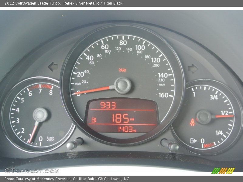 Reflex Silver Metallic / Titan Black 2012 Volkswagen Beetle Turbo
