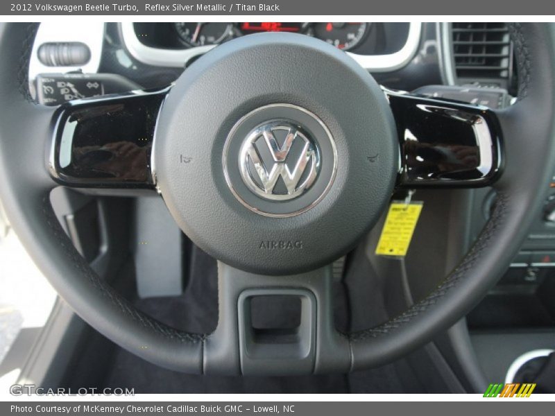 Reflex Silver Metallic / Titan Black 2012 Volkswagen Beetle Turbo