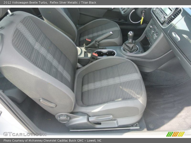 Reflex Silver Metallic / Titan Black 2012 Volkswagen Beetle Turbo