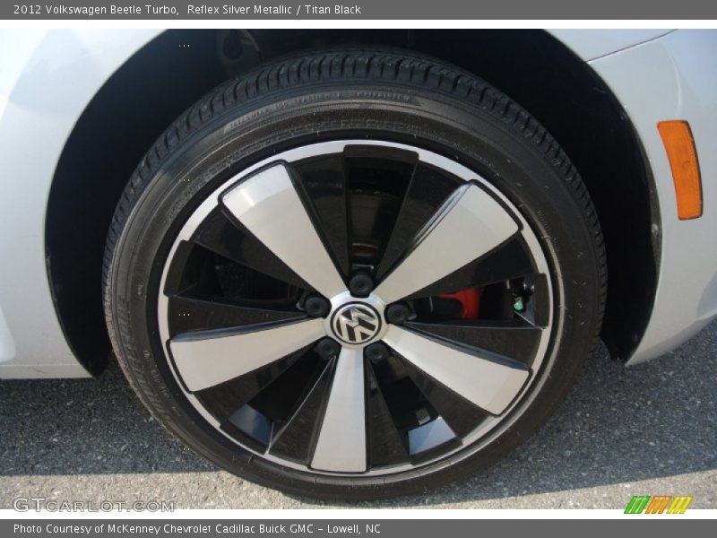 Reflex Silver Metallic / Titan Black 2012 Volkswagen Beetle Turbo
