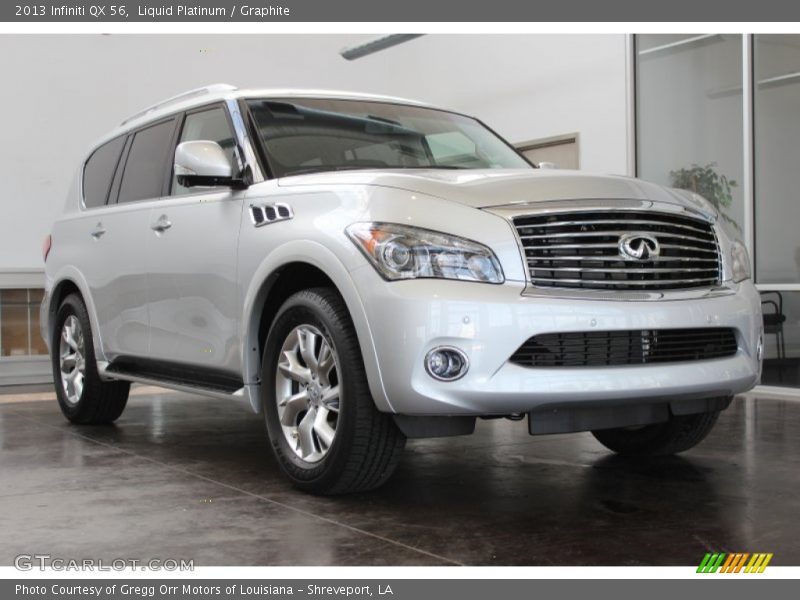 Liquid Platinum / Graphite 2013 Infiniti QX 56