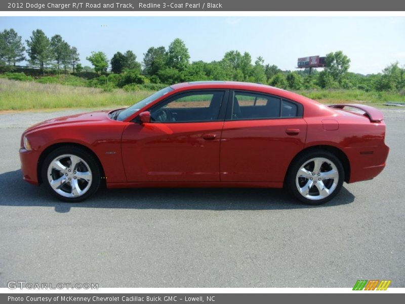 Redline 3-Coat Pearl / Black 2012 Dodge Charger R/T Road and Track