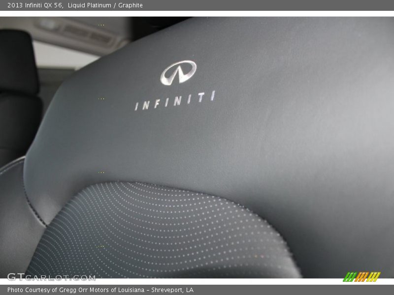 Liquid Platinum / Graphite 2013 Infiniti QX 56