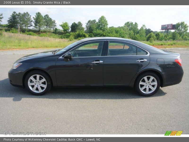 Smoky Granite Mica / Black 2008 Lexus ES 350