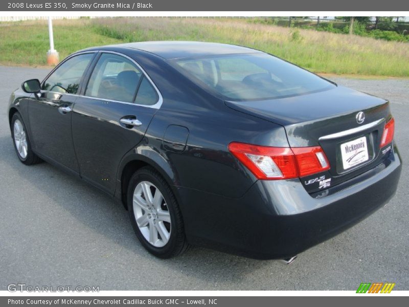 Smoky Granite Mica / Black 2008 Lexus ES 350
