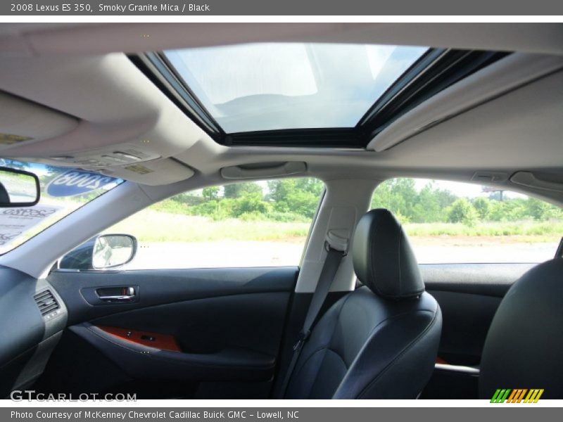 Smoky Granite Mica / Black 2008 Lexus ES 350