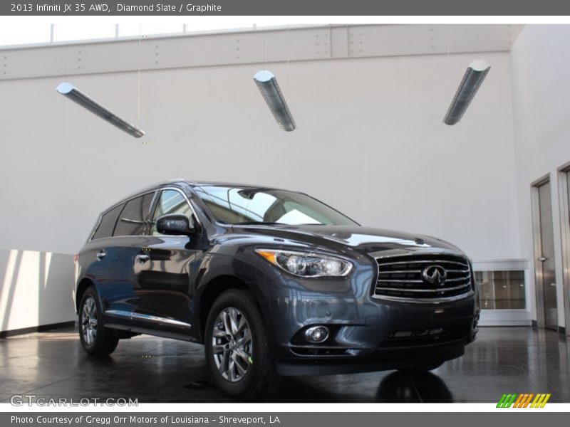 Diamond Slate / Graphite 2013 Infiniti JX 35 AWD