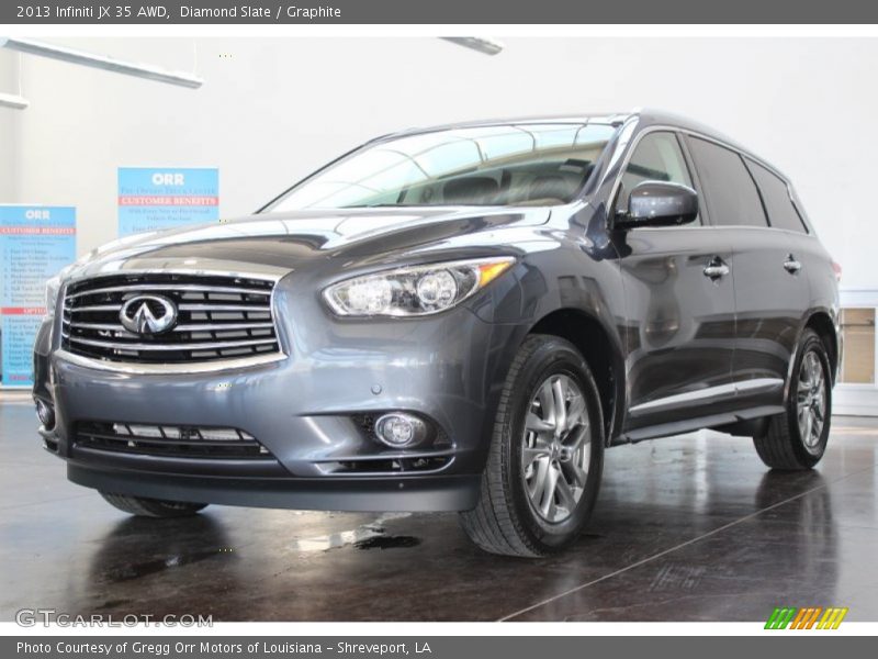 Diamond Slate / Graphite 2013 Infiniti JX 35 AWD