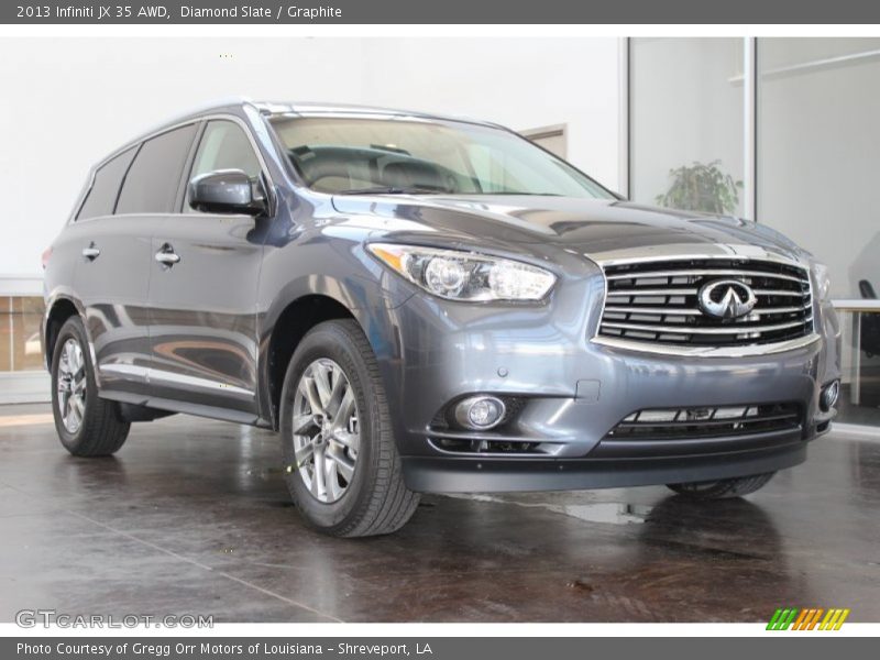 Diamond Slate / Graphite 2013 Infiniti JX 35 AWD