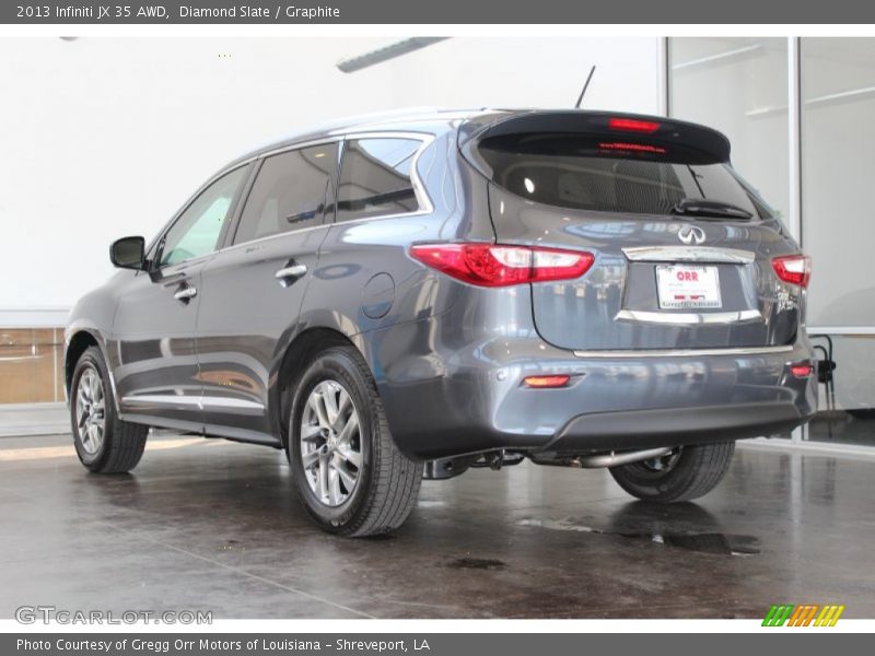 Diamond Slate / Graphite 2013 Infiniti JX 35 AWD