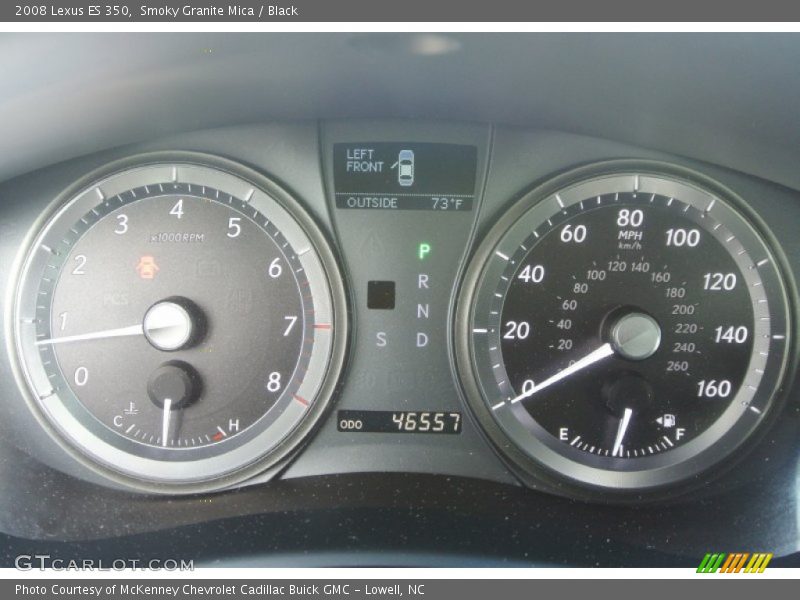 Smoky Granite Mica / Black 2008 Lexus ES 350