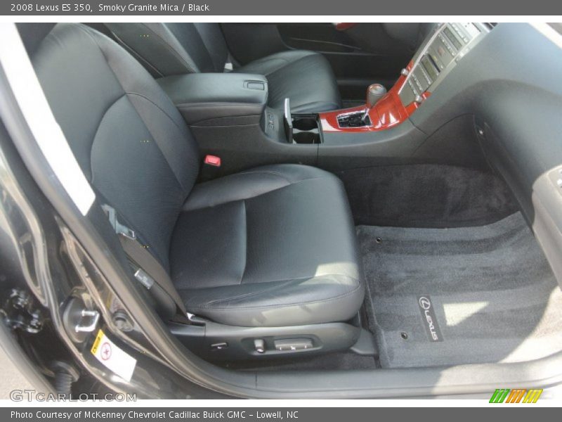 Smoky Granite Mica / Black 2008 Lexus ES 350
