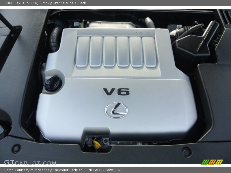 Smoky Granite Mica / Black 2008 Lexus ES 350