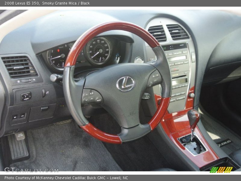 Smoky Granite Mica / Black 2008 Lexus ES 350
