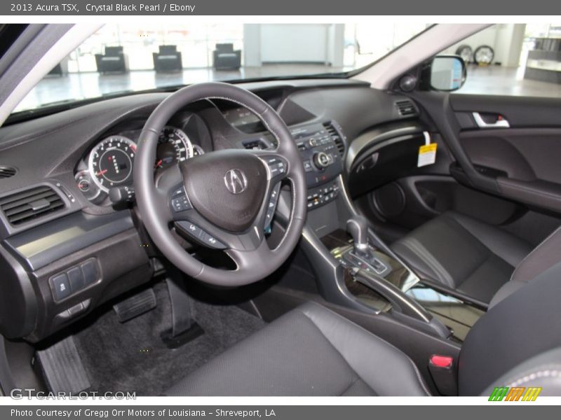 Crystal Black Pearl / Ebony 2013 Acura TSX