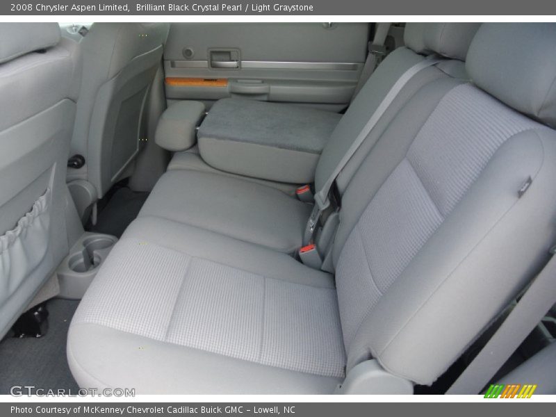 Brilliant Black Crystal Pearl / Light Graystone 2008 Chrysler Aspen Limited
