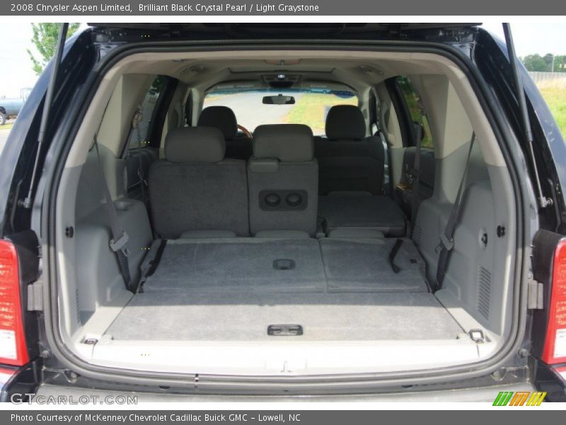 Brilliant Black Crystal Pearl / Light Graystone 2008 Chrysler Aspen Limited