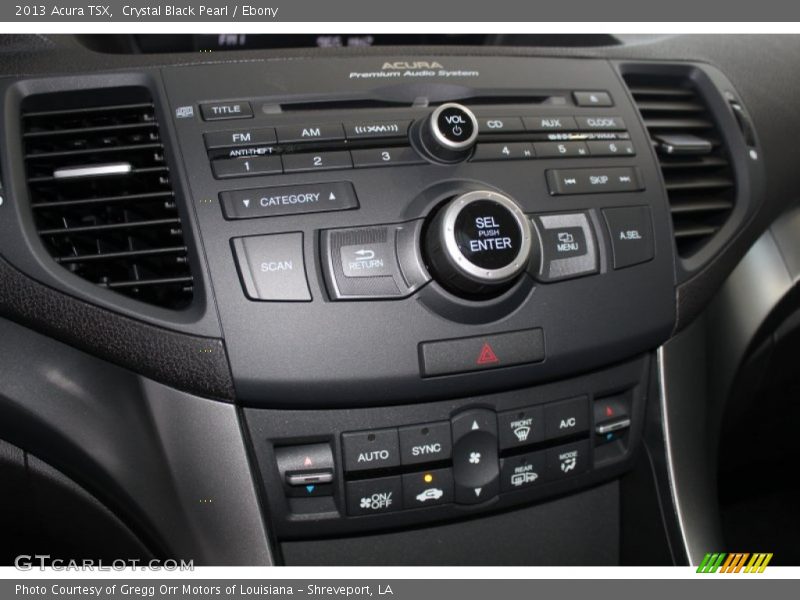 Crystal Black Pearl / Ebony 2013 Acura TSX