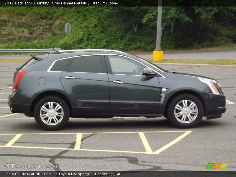 Gray Flannel Metallic / Titanium/Ebony 2012 Cadillac SRX Luxury