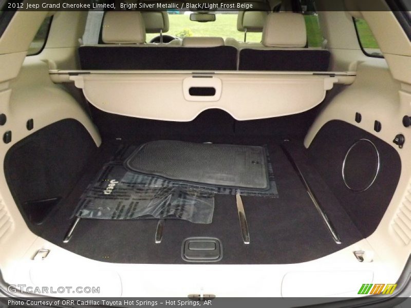 Bright Silver Metallic / Black/Light Frost Beige 2012 Jeep Grand Cherokee Limited