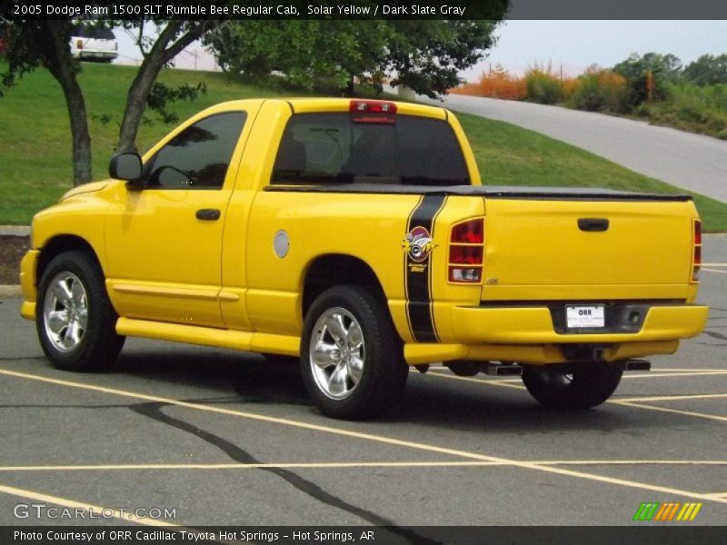 Solar Yellow / Dark Slate Gray 2005 Dodge Ram 1500 SLT Rumble Bee Regular Cab
