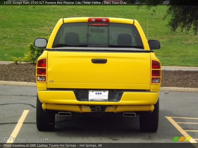 Solar Yellow / Dark Slate Gray 2005 Dodge Ram 1500 SLT Rumble Bee Regular Cab
