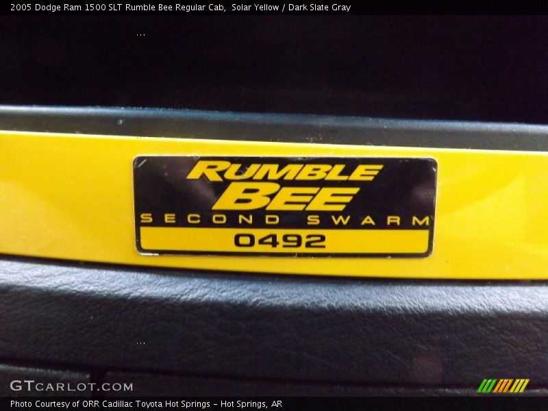 Rumble Bee Second Swarm 0492 - 2005 Dodge Ram 1500 SLT Rumble Bee Regular Cab
