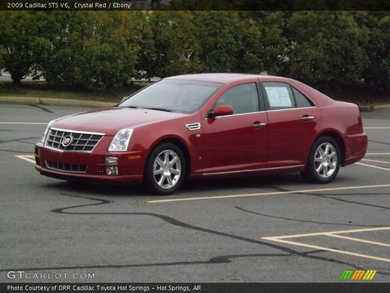 Crystal Red / Ebony 2009 Cadillac STS V6