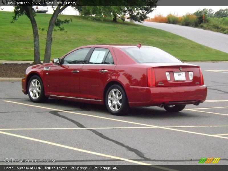 Crystal Red / Ebony 2009 Cadillac STS V6