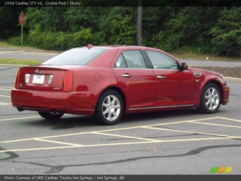 Crystal Red / Ebony 2009 Cadillac STS V6