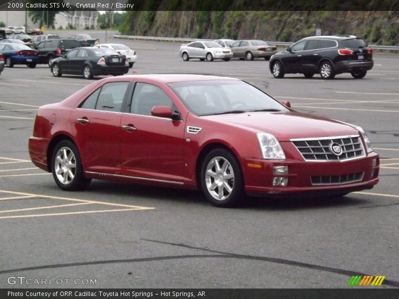 Crystal Red / Ebony 2009 Cadillac STS V6