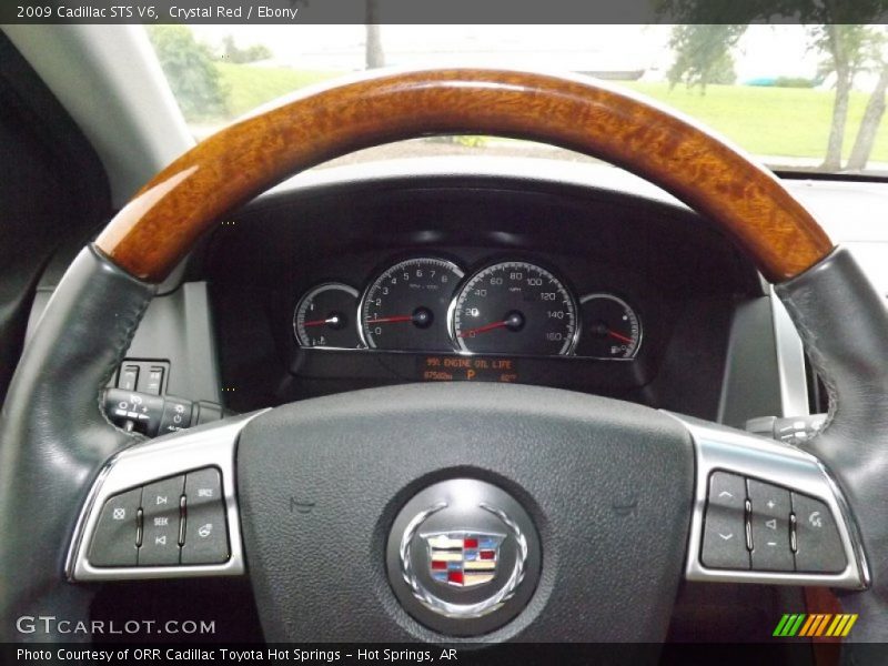 Crystal Red / Ebony 2009 Cadillac STS V6