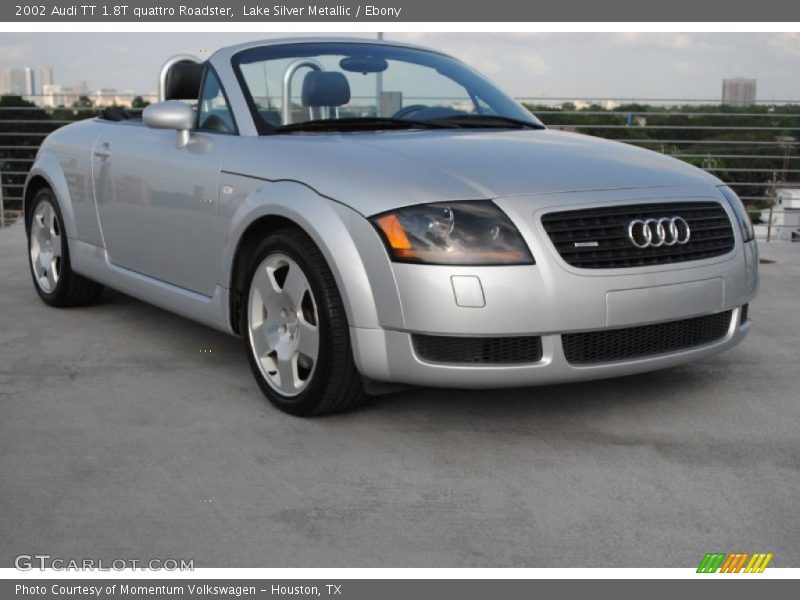 Lake Silver Metallic / Ebony 2002 Audi TT 1.8T quattro Roadster