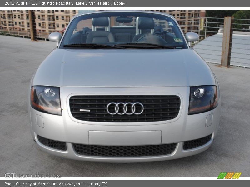 Lake Silver Metallic / Ebony 2002 Audi TT 1.8T quattro Roadster